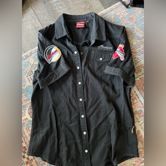 Harley-Davidson Tops - VGUC Indian Moto Shirt women’s size Medium